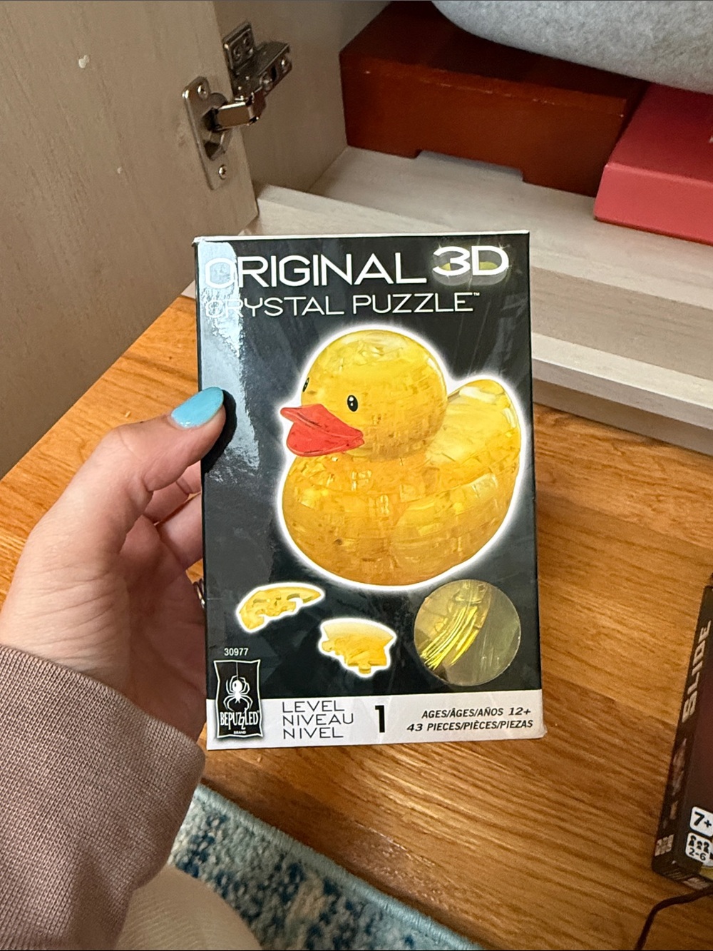 Original 3D Crystal Puzzle Yellow Duck